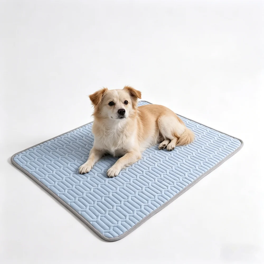 Ice Silk Cooling Pet Mat Summer Breathable Soft Dog Cat Cushion Washable Non-slip Anti-hair Sticky Pet Floor Pad
Ice Silk Cooling Pet Mat Summer Breathable Soft Dog Cat Cushion Washable Non-slip Anti-hair Sticky Pet Floor Pad