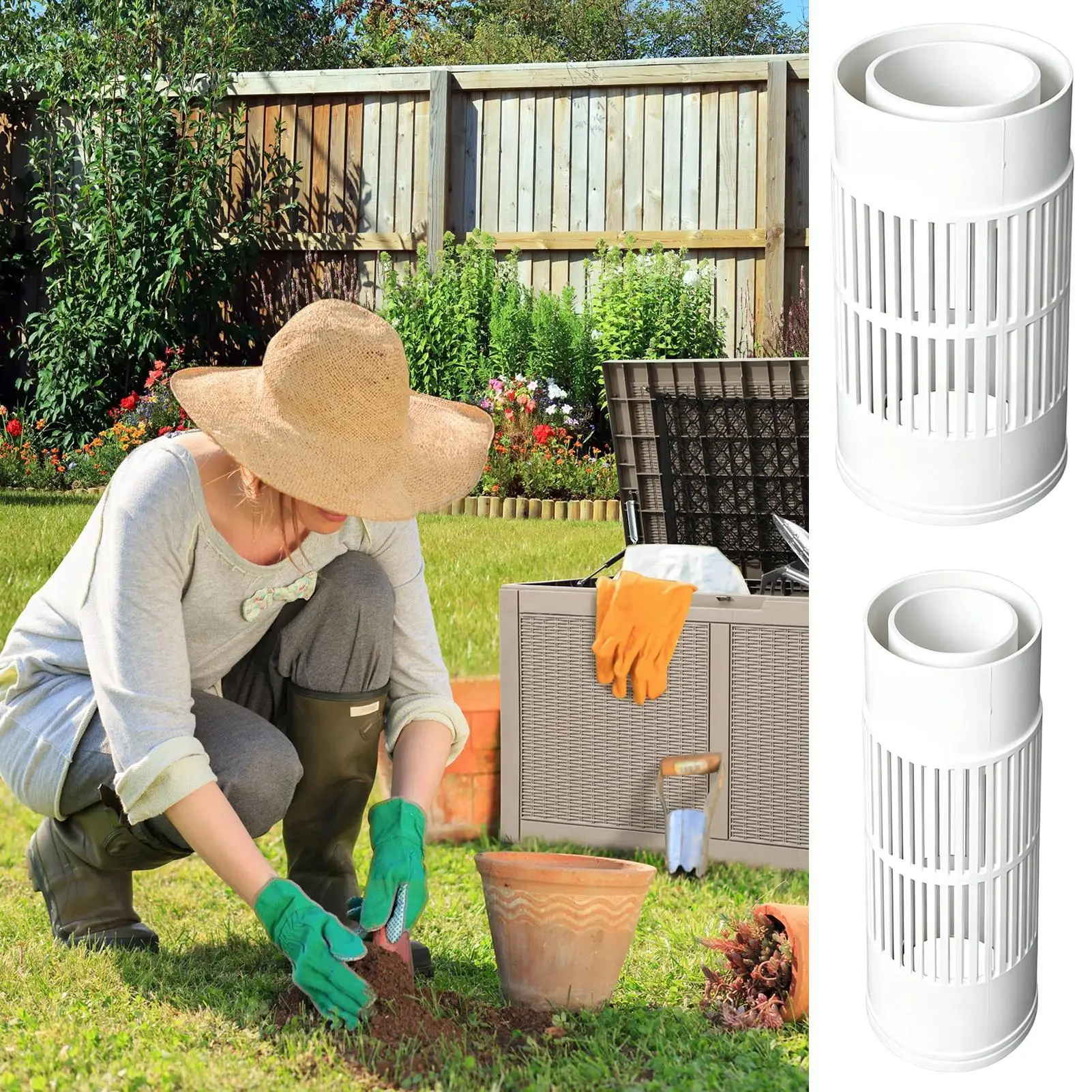 Worm Composting Bin Underground Farm Bin Composter In Ground Worm Composter For Garden Kitchen Home Soil Inground Backyard
Worm Composting Bin Underground Farm Bin Composter In Ground Worm Composter For Garden Kitchen Home Soil Inground Backyard