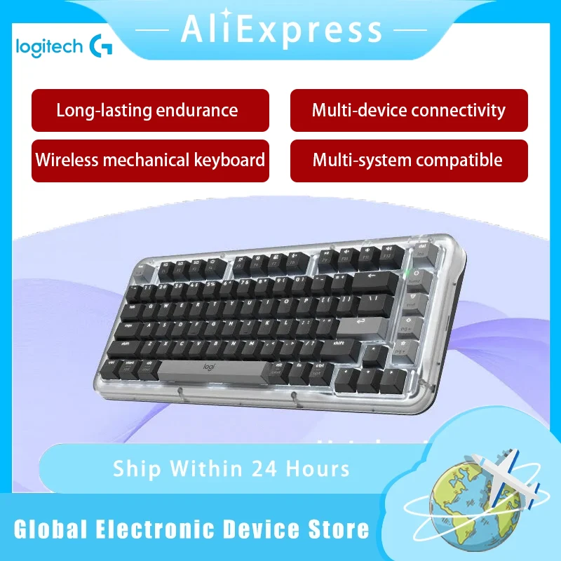 100%Original Logitech ALTO KEYS K75M Wireless Bluetooth dual-mode AI customized wireless mechanical keyboard hot-swappable
100%Original Logitech ALTO KEYS K75M Wireless Bluetooth dual-mode AI customized wireless mechanical keyboard hot-swappable