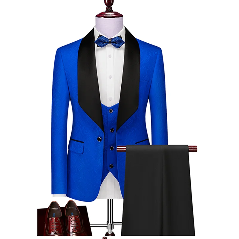 New party dress Arrival One Button Groomsmen Shawl Lapel Groom Tuxedos Men Suits Wedding/Prom Best Blazer ( Jacket+Pants+Vest)
New party dress Arrival One Button Groomsmen Shawl Lapel Groom Tuxedos Men Suits Wedding/Prom Best Blazer ( Jacket+Pants+Vest)