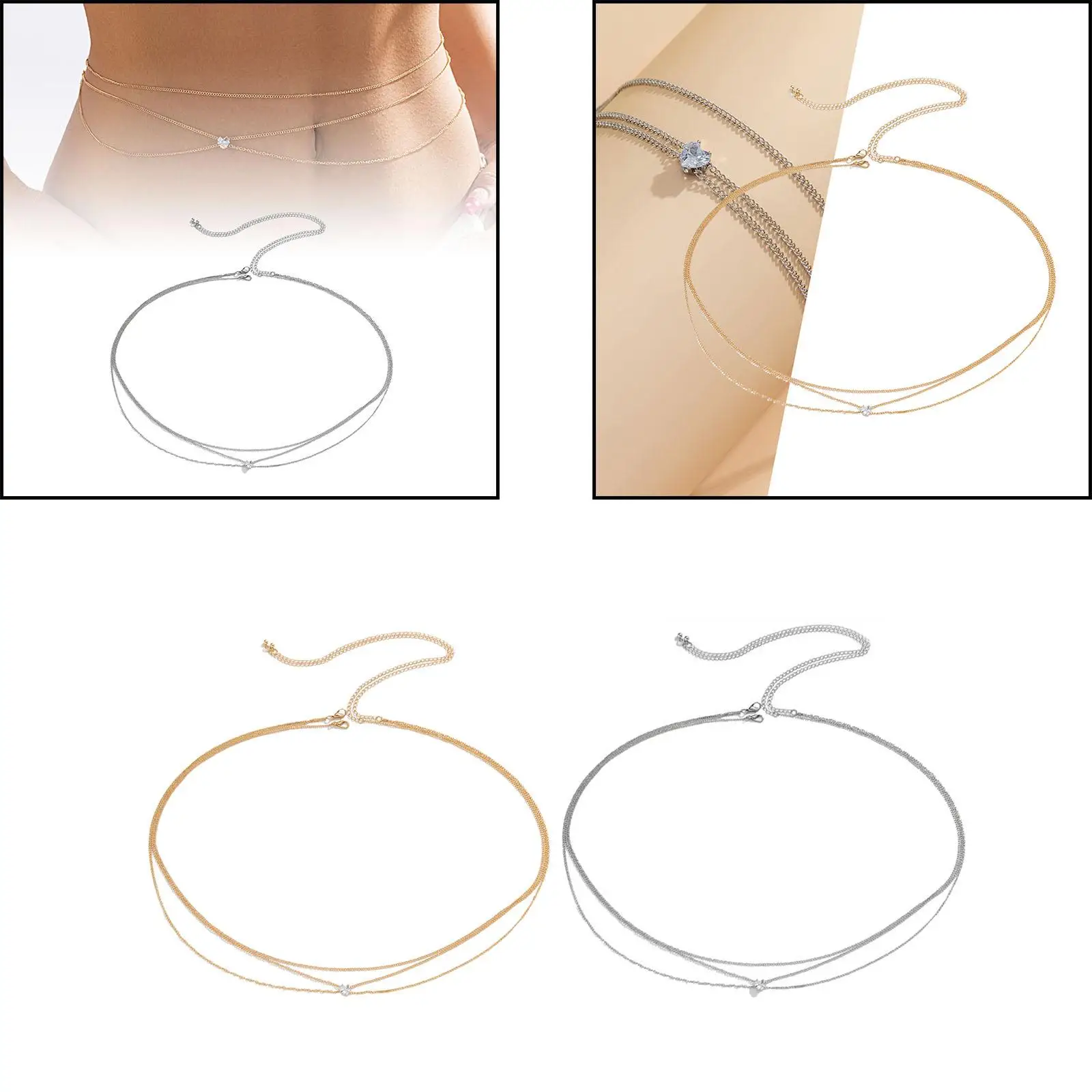Women Waist Chain Belt Stylish Casual Decor Metal Adjustable Pants Chain Belt Body Jewelry for Clothes Skirt Dress Jeans Pants
Women Waist Chain Belt Stylish Casual Decor Metal Adjustable Pants Chain Belt Body Jewelry for Clothes Skirt Dress Jeans Pants