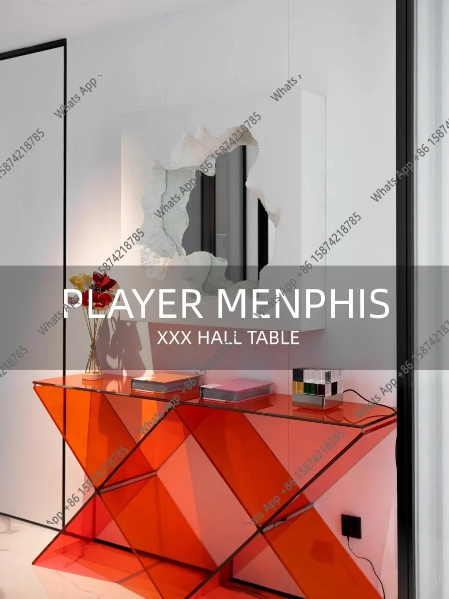 X36 Designer Glass Entrance Table, Facing The Door, Shelf, End View Table Against The Wall, French Narrow Strip Table
X36 Designer Glass Entrance Table, Facing The Door, Shelf, End View Table Against The Wall, French Narrow Strip Table