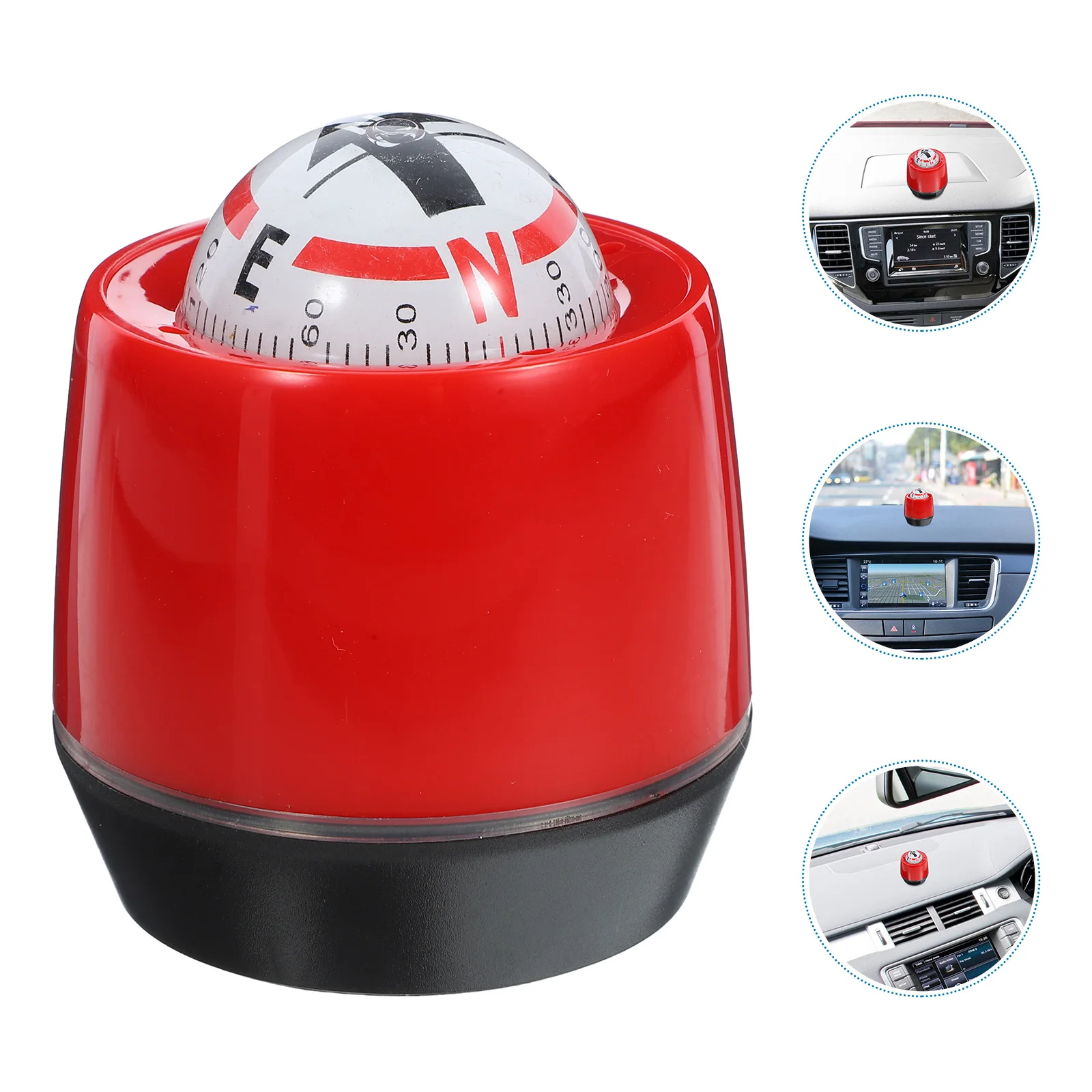Red Car Compass Ornament Self Adhesive Dashboard Decor Ball ABS Material Vehicle Direction Indicator Stylish Car Decor Compass
Red Car Compass Ornament Self Adhesive Dashboard Decor Ball ABS Material Vehicle Direction Indicator Stylish Car Decor Compass
