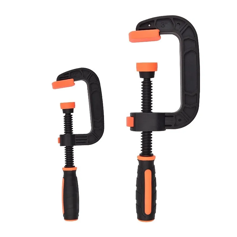 Industrial Grade Heavy-duty G-shaped Clamp Thickened and Deepened Nylon Clamp Woodworking Strong Fixing Fixture
Industrial Grade Heavy-duty G-shaped Clamp Thickened and Deepened Nylon Clamp Woodworking Strong Fixing Fixture