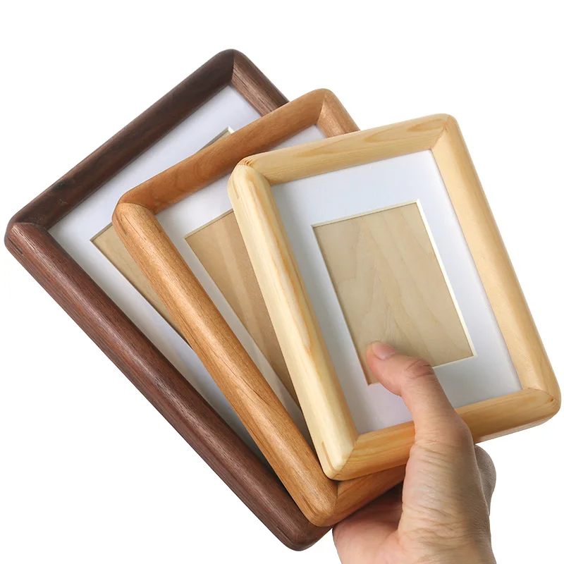 Simple Modern Bla Walnut Wood Photo Frame Stand Wall Hanging round Corner Tn And Joinery 6 Inch 5678 Inch 2 Inch A4
Simple Modern Bla Walnut Wood Photo Frame Stand Wall Hanging round Corner Tn And Joinery 6 Inch 5678 Inch 2 Inch A4