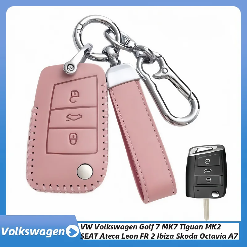 Fashion Car Key Case Full Cover Fob For VW Volkswagen Golf 7 MK7 Tiguan MK2 For SEAT Ateca Leon FR 2 Ibiza For Skoda Octavia
Fashion Car Key Case Full Cover Fob For VW Volkswagen Golf 7 MK7 Tiguan MK2 For SEAT Ateca Leon FR 2 Ibiza For Skoda Octavia