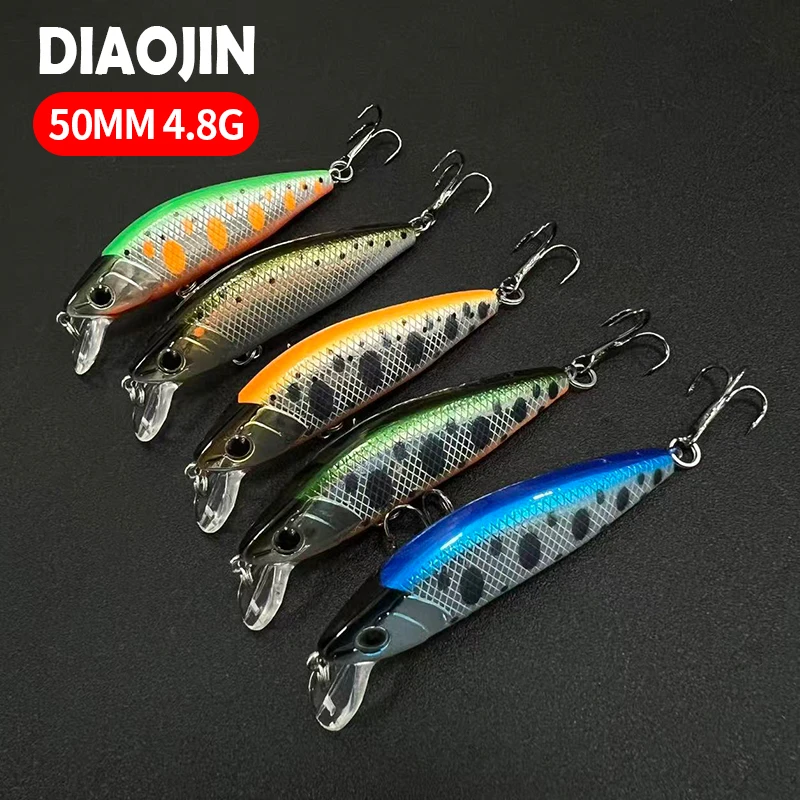 5cm4.8g Sinking Minnow Fishing Lure Intruder Trout Artificial Jerkbait Plastic Hard Bait Pike Wobbler Crankbait Fishing Supplies
5cm4.8g Sinking Minnow Fishing Lure Intruder Trout Artificial Jerkbait Plastic Hard Bait Pike Wobbler Crankbait Fishing Supplies