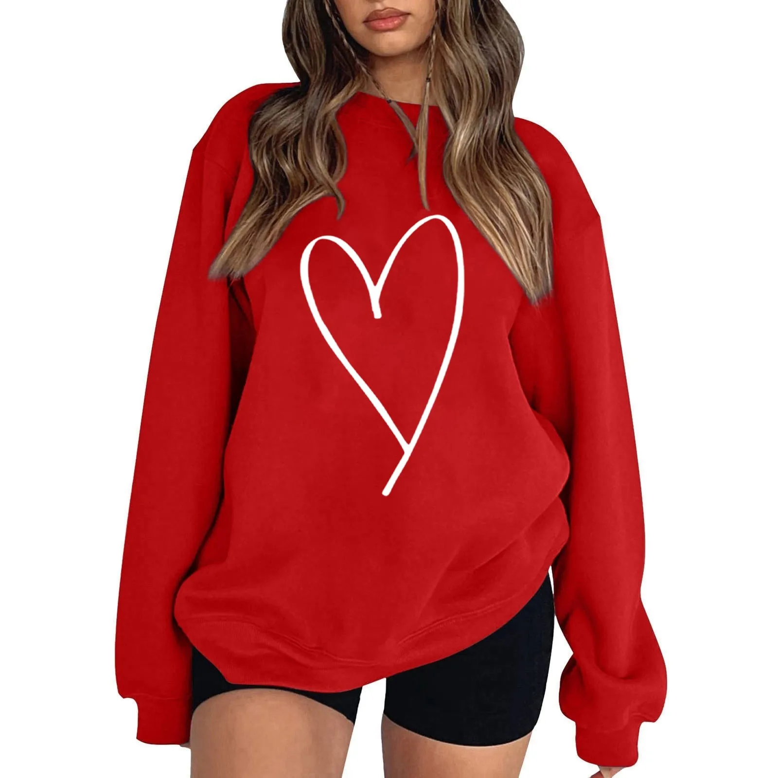 Full Zip Fleece Jacket Women's Valentine's Day Solid Color Love B Print Off Shoulder Long Sleeve Crew Christmas Sweatshirt Women
Full Zip Fleece Jacket Women's Valentine's Day Solid Color Love B Print Off Shoulder Long Sleeve Crew Christmas Sweatshirt Women