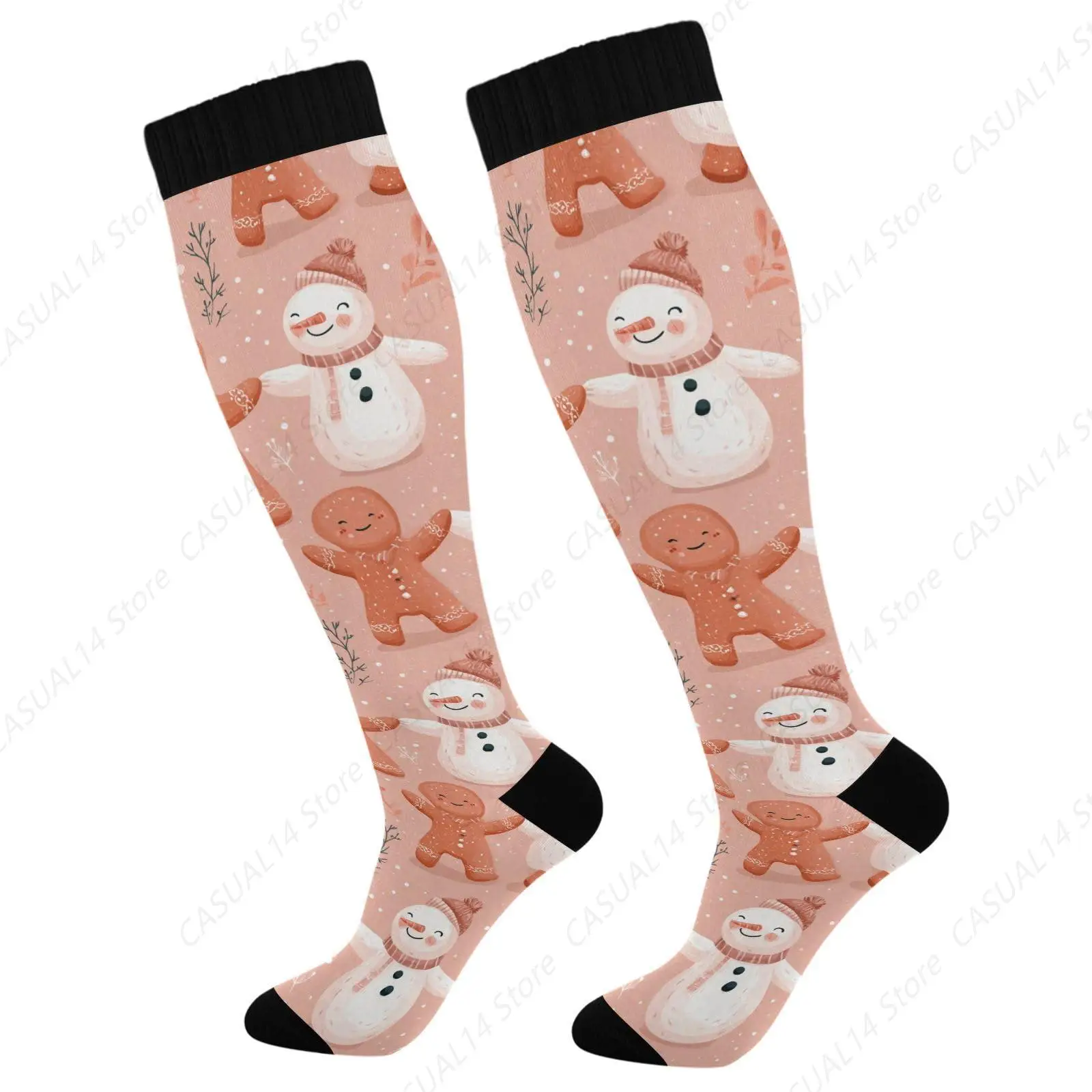 Pink Cute Snowman Soft Compression Socks Calf Knee High Socks For Women Men Stretch Socks For Nurses Running Sports
Pink Cute Snowman Soft Compression Socks Calf Knee High Socks For Women Men Stretch Socks For Nurses Running Sports