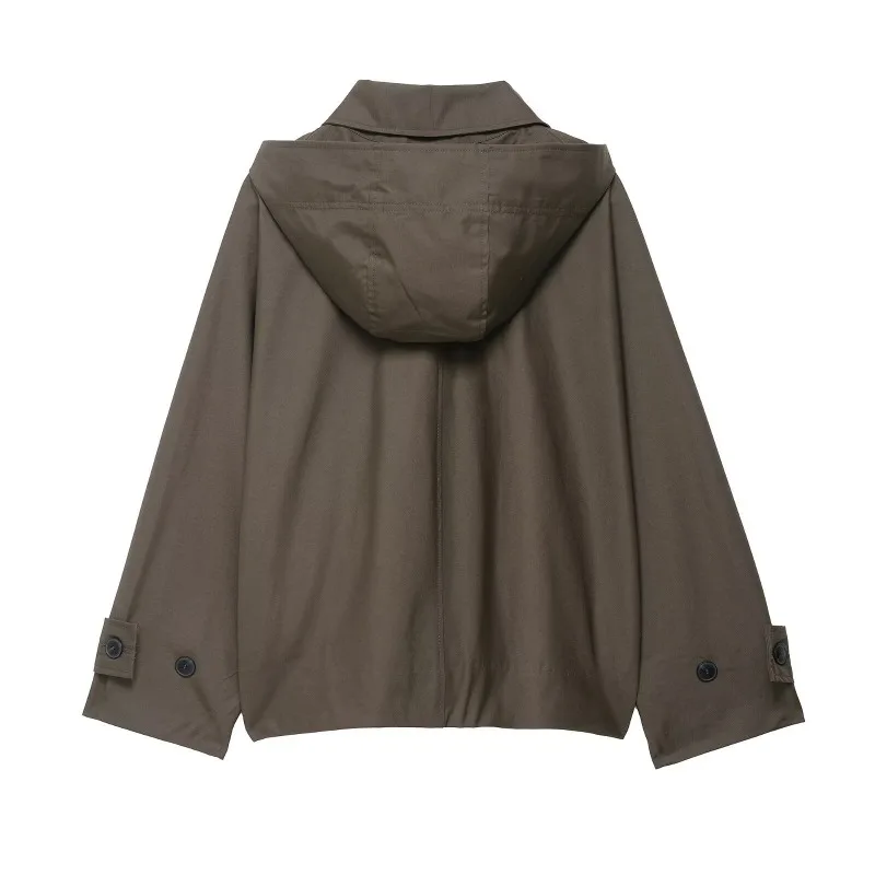 Американская женская мода, темпераментная водонепроницаемая ветровка, осенне-зимняя новинка, однобортная куртка из чистого материала
Американская женская мода, темпераментная водонепроницаемая ветровка, осенне-зимняя новинка, однобортная куртка из чистого материала