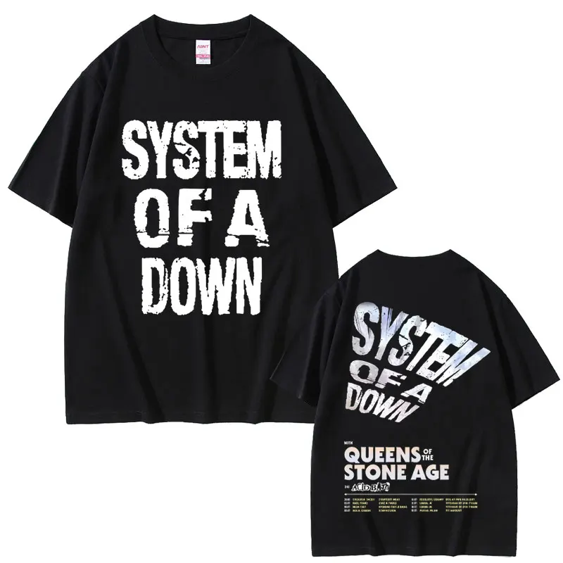 Limited System of A Down Tour 2026 T-shirt Men Women Rock Vintage Oversized T Shirts Men's Casual Cotton Short Sleeve T-shirts
Limited System of A Down Tour 2026 T-shirt Men Women Rock Vintage Oversized T Shirts Men's Casual Cotton Short Sleeve T-shirts