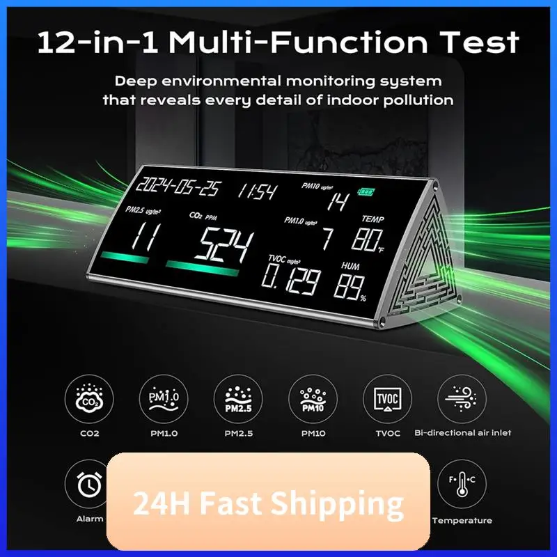 T30C Новый монитор качества воздуха-TVOC, PM2.5, PM1.0, PM10, тестер качества воздуха с металлической поверхностью и дисплеем температуры, влажности и времени
T30C Новый монитор качества воздуха-TVOC, PM2.5, PM1.0, PM10, тестер качества воздуха с металлической поверхностью и дисплеем температуры, влажности и времени