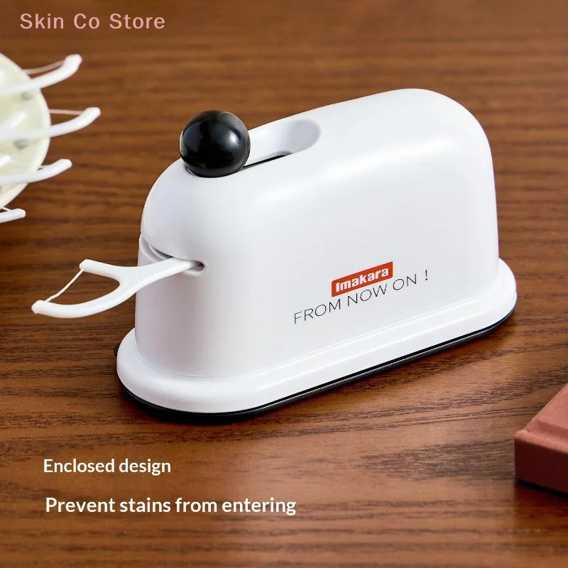 Disposable Press-on Floss Dispenser Includes 100Pcs Floss Automatic Ejectable Floss Organiser Oral Care Portable Flossing Sticks
Disposable Press-on Floss Dispenser Includes 100Pcs Floss Automatic Ejectable Floss Organiser Oral Care Portable Flossing Sticks