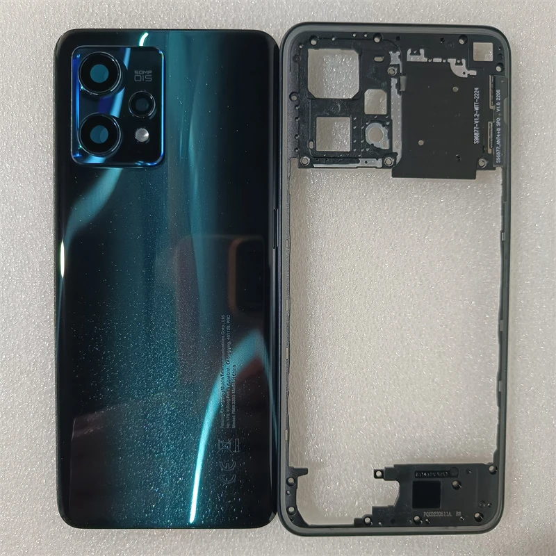 Полная крышка корпуса для Realme 9 Pro Plus 5G RMX3392 RMX3393, крышка средней рамы + задняя крышка аккумулятора, крышка задней двери, запасные части
Полная крышка корпуса для Realme 9 Pro Plus 5G RMX3392 RMX3393, крышка средней рамы + задняя крышка аккумулятора, крышка задней двери, запасные части
