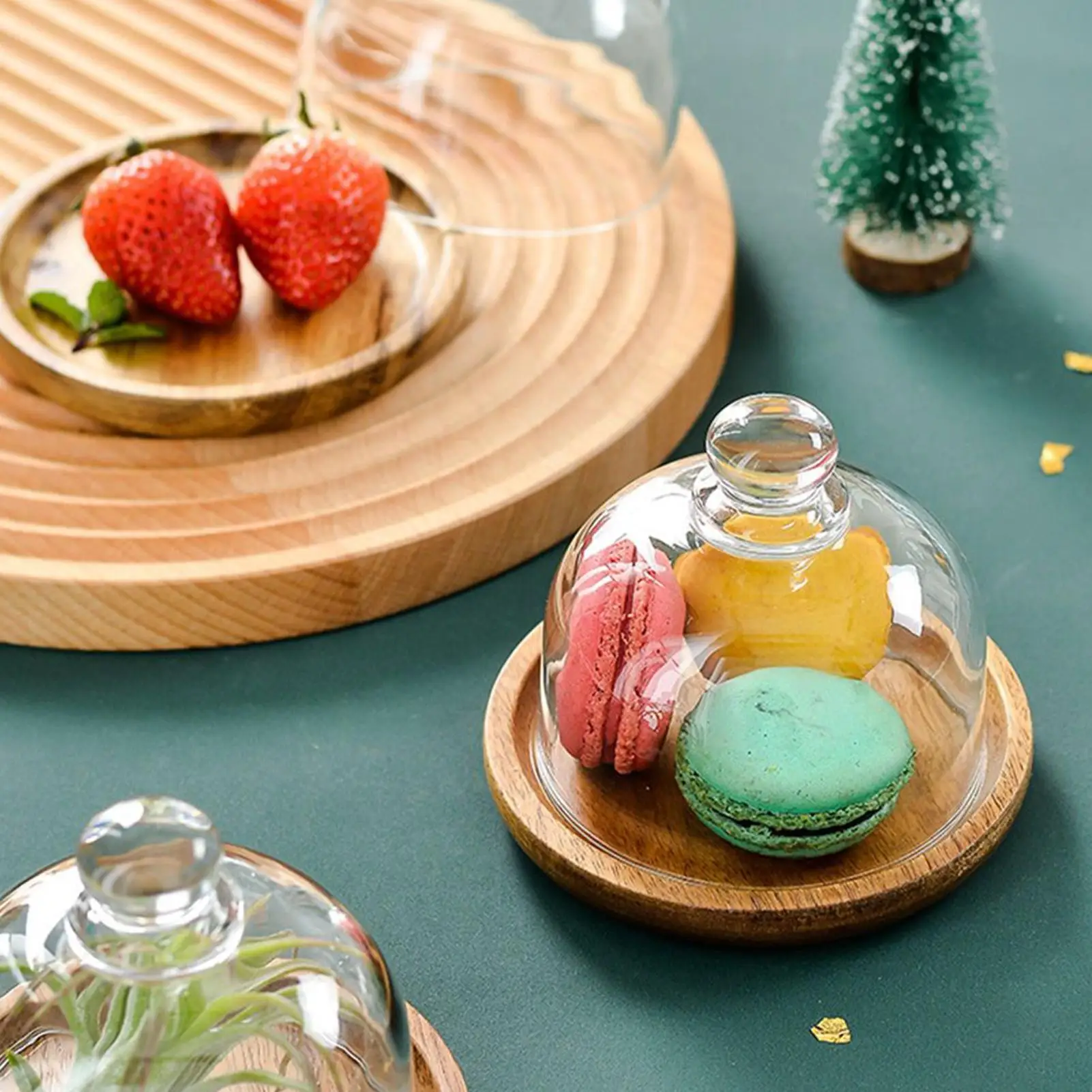 Mini Glass Dessert Dome with Base Small Decorative Cake Tray with Glass Dome Cover Cake Fruit Display Server Tray for Kitchen
Mini Glass Dessert Dome with Base Small Decorative Cake Tray with Glass Dome Cover Cake Fruit Display Server Tray for Kitchen
