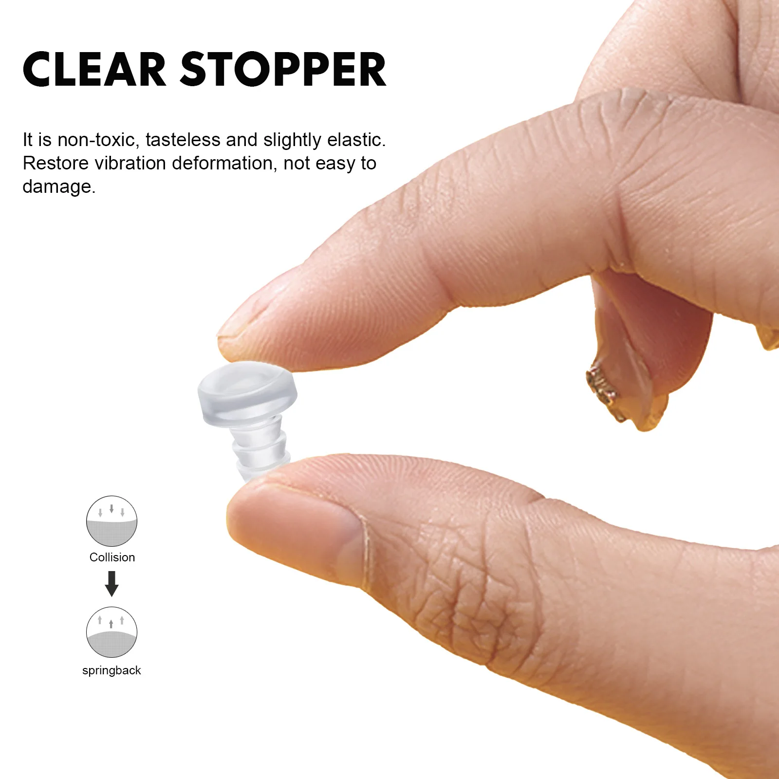200 Pcs Clear Transparent Cabinet Door Bumpers Stopper PVC Material Anti Collision Noise Reduction Furniture Protection
200 Pcs Clear Transparent Cabinet Door Bumpers Stopper PVC Material Anti Collision Noise Reduction Furniture Protection