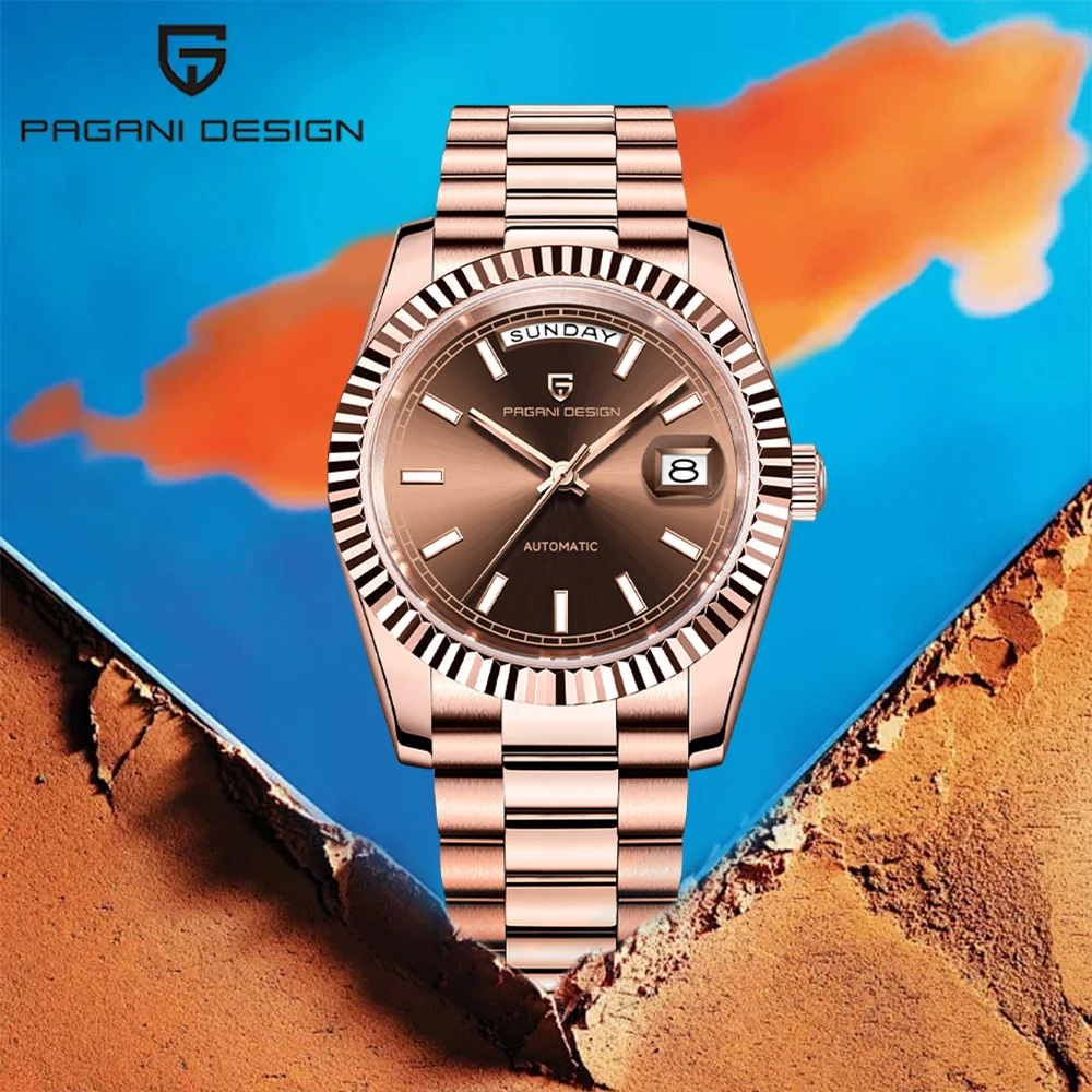 2026Pagani дизайн роскошные мужские механические часы розового золота DD36 модные сапфировые часы из нержавеющей стали ST16 часы с еженедельным календарем
2026Pagani дизайн роскошные мужские механические часы розового золота DD36 модные сапфировые часы из нержавеющей стали ST16 часы с еженедельным календарем