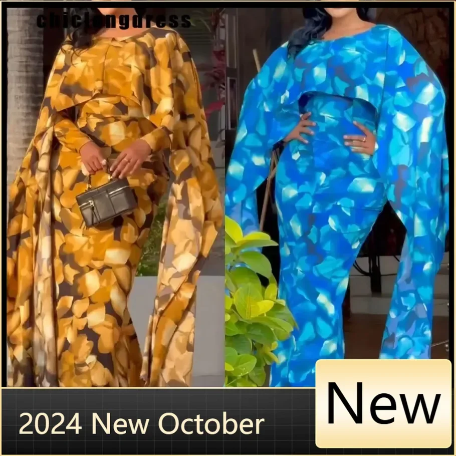 Autumn Fashion Printed Dress African Women Printed Cloak Long Sleeved Slim Dress Women
Autumn Fashion Printed Dress African Women Printed Cloak Long Sleeved Slim Dress Women