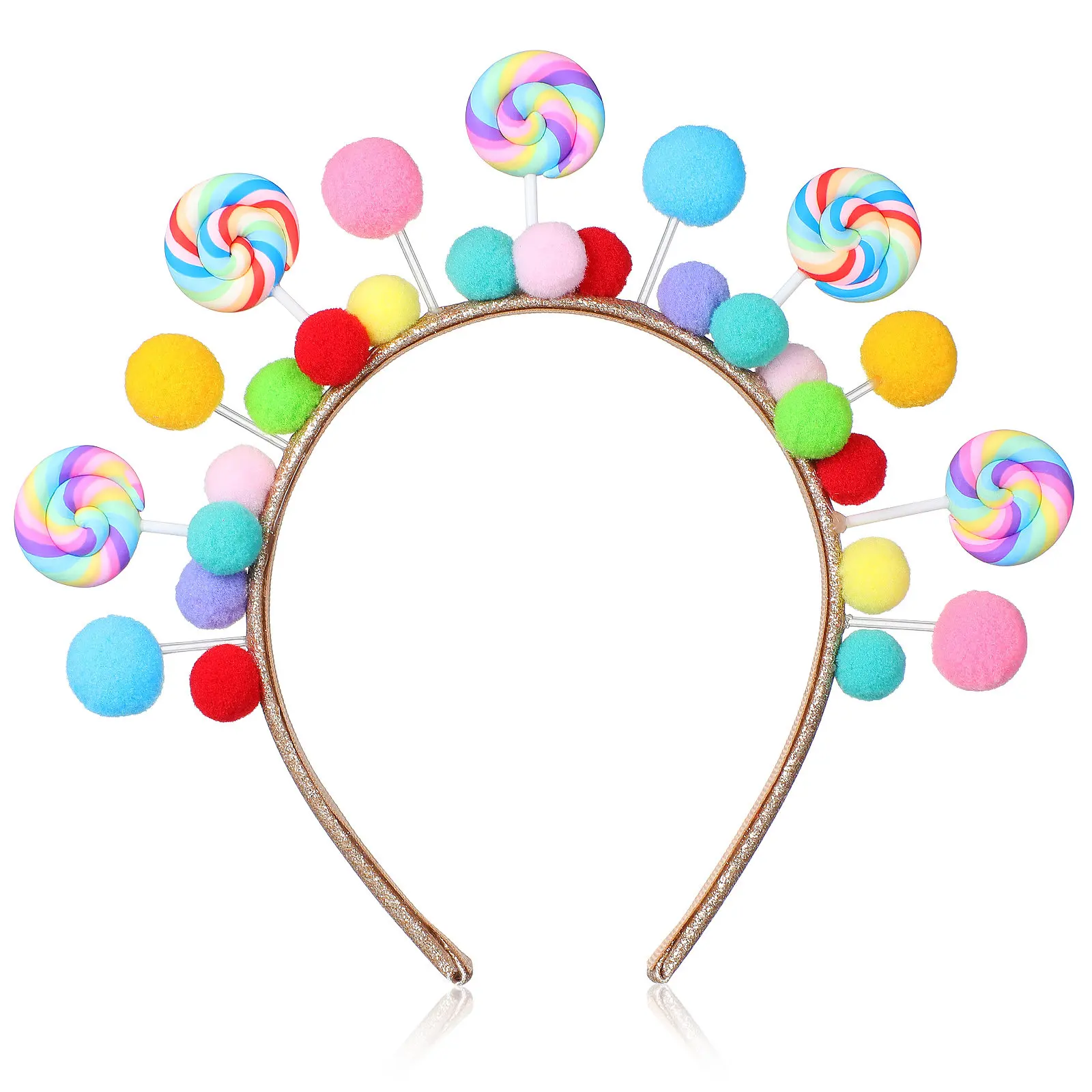 Lollipop Headband Cute Cartoon Candy Hairband for Comfortable Gentle Fit Perfect for Birthday Party Holiday
Lollipop Headband Cute Cartoon Candy Hairband for Comfortable Gentle Fit Perfect for Birthday Party Holiday