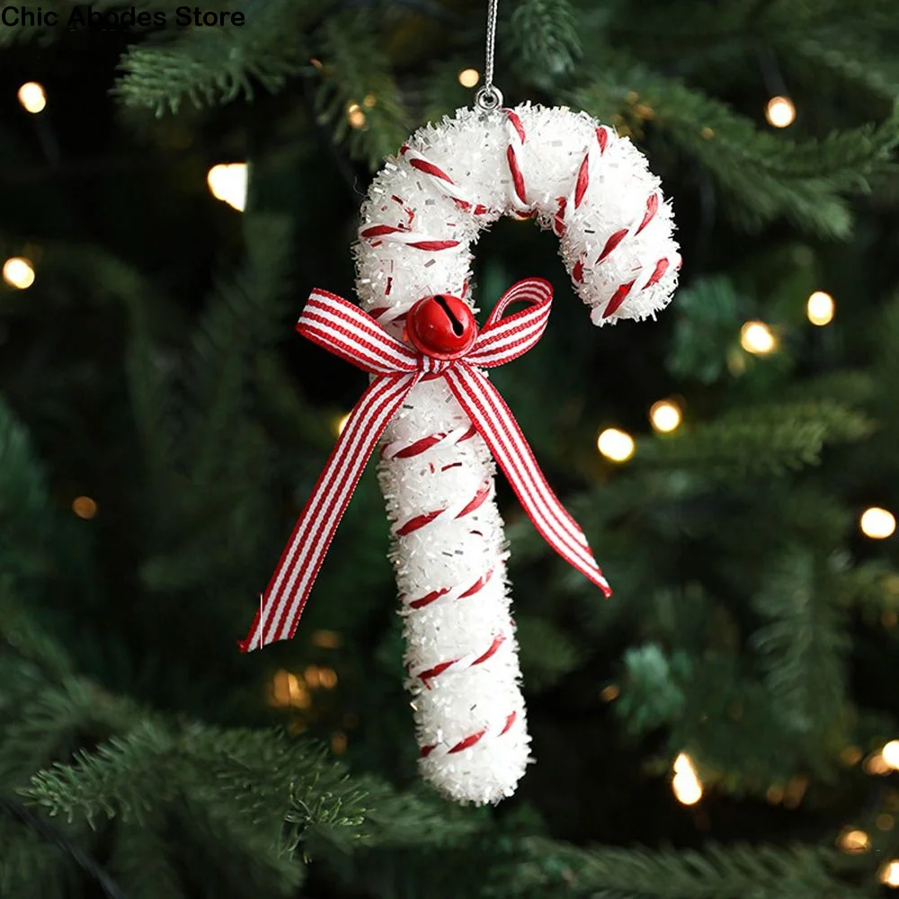 Cartoon Christmas Walking Stick Candy Festival with Bell Lollipop Xmas Decor Handmade Exquisite Candy Cane Hanging Decorations
Cartoon Christmas Walking Stick Candy Festival with Bell Lollipop Xmas Decor Handmade Exquisite Candy Cane Hanging Decorations