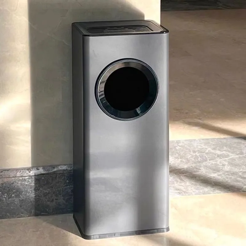 Vertical Stainless Steel Trash Can Round Mouth Ashtray Waste Bins Independent Inner Bucket Easy Clean Commercial Cleaning Tools
Vertical Stainless Steel Trash Can Round Mouth Ashtray Waste Bins Independent Inner Bucket Easy Clean Commercial Cleaning Tools
