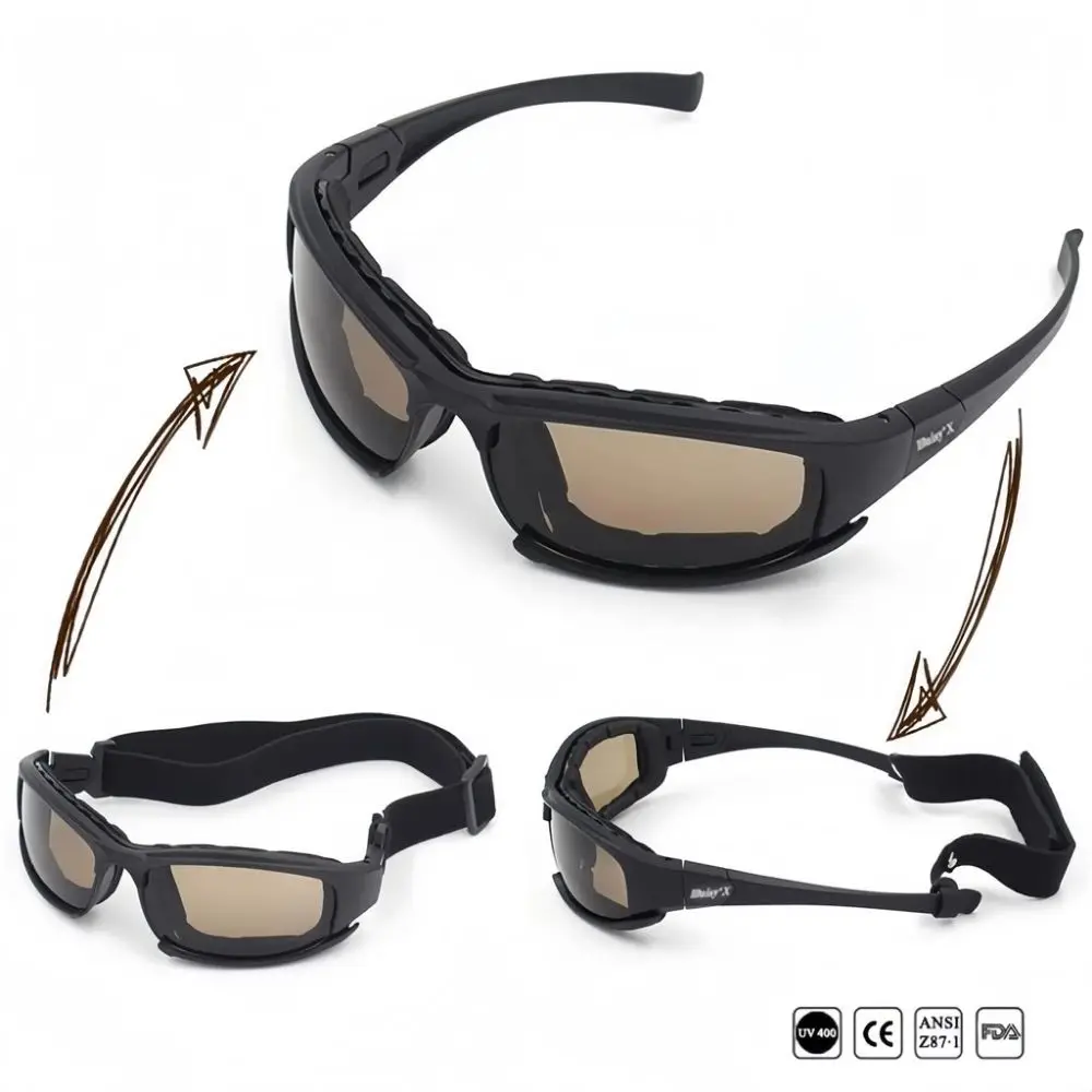 UV Sandproof Cycling Sunglasses Full Frame Clear Outdoor Sport Goggle Popular Punk Eye Protector Windproof Glasses
UV Sandproof Cycling Sunglasses Full Frame Clear Outdoor Sport Goggle Popular Punk Eye Protector Windproof Glasses