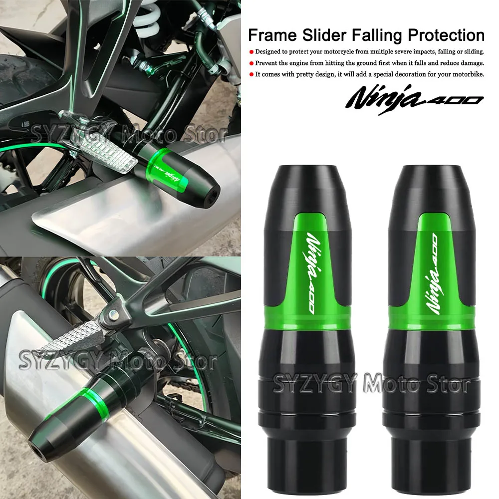 For Ninja 400 ninja 400 Motorcycle CNC Accessoires Falling protection Exhaust Slider Crash
For Ninja 400 ninja 400 Motorcycle CNC Accessoires Falling protection Exhaust Slider Crash