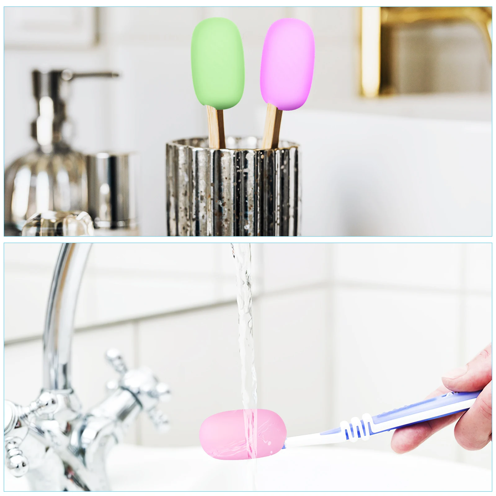 20pcs Covers Caps Various Colors Soft Silicone Protective Cases for Travel Travel Toothbrush Covering Home Use Brush Head
20pcs Covers Caps Various Colors Soft Silicone Protective Cases for Travel Travel Toothbrush Covering Home Use Brush Head