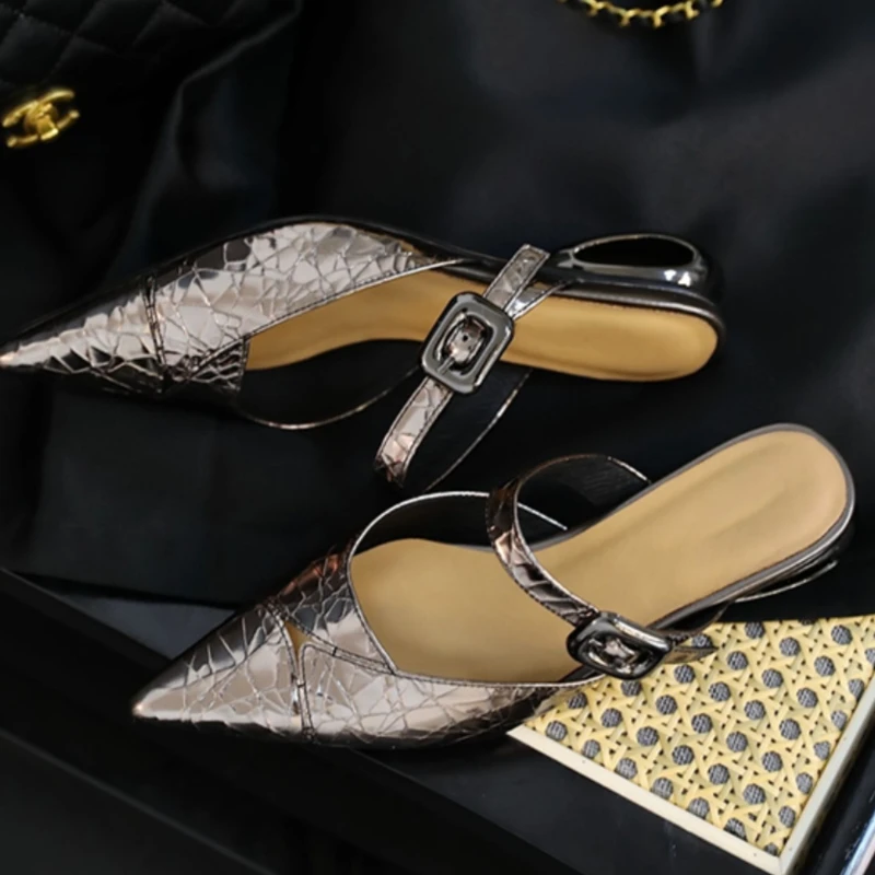 Pointed Toe Women Heels Slippers Sexy Sandals Brand Shoes Summer 2025 New Luxury Chunky Mules Shoes Dress Pumps Flip Flops
Pointed Toe Women Heels Slippers Sexy Sandals Brand Shoes Summer 2025 New Luxury Chunky Mules Shoes Dress Pumps Flip Flops