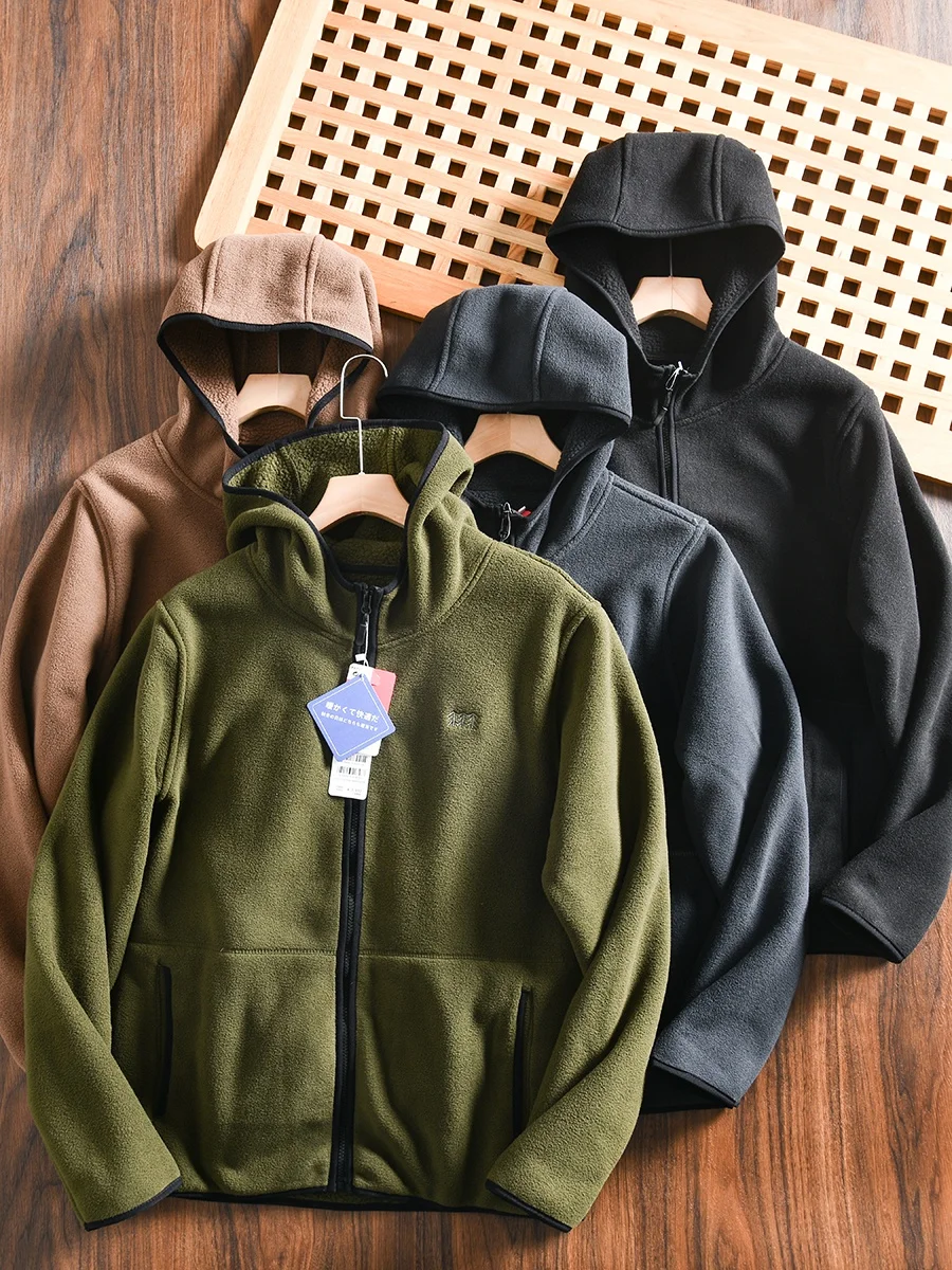 Double-Sided Fleece Hooded Jacket Men's Winter Warm Casual Coat Trendy Zipper Closure Long Sleeve Standard Fit Youth Fashion
Double-Sided Fleece Hooded Jacket Men's Winter Warm Casual Coat Trendy Zipper Closure Long Sleeve Standard Fit Youth Fashion