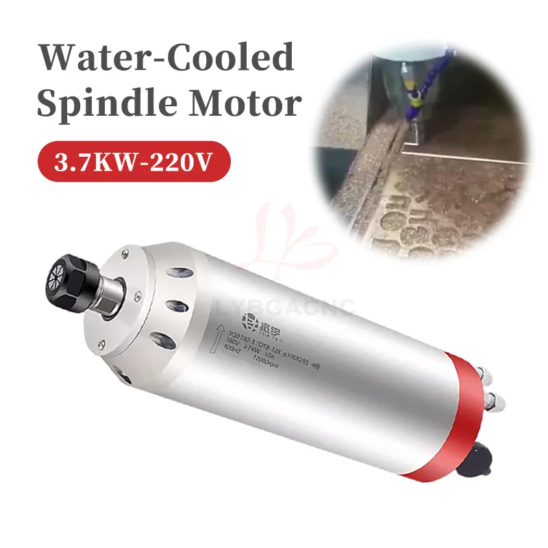 LY 3.7KW Water-Cooled Spindle Motor ER20 High Power Bullet Type Spindle for Engraving Carving Milling Machine Use Optional Sets
LY 3.7KW Water-Cooled Spindle Motor ER20 High Power Bullet Type Spindle for Engraving Carving Milling Machine Use Optional Sets