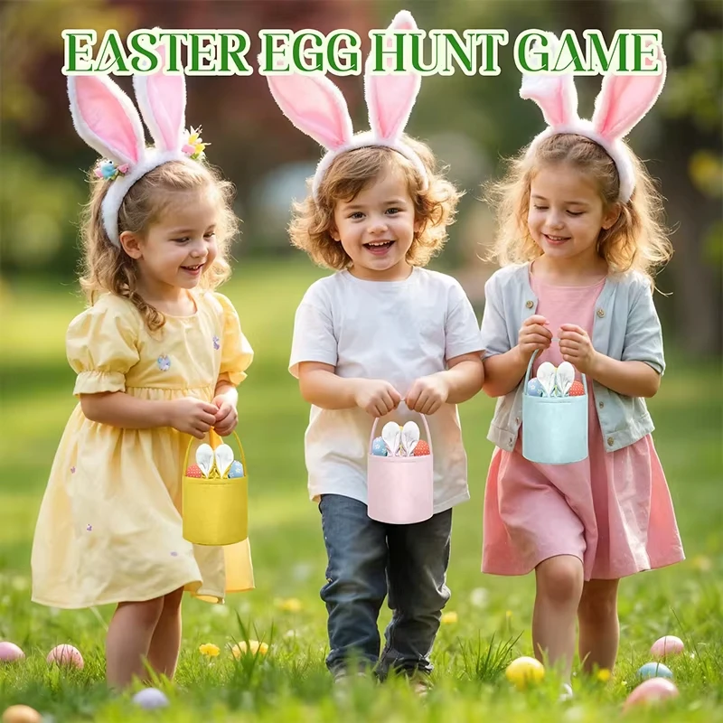 Easter Basket Bag Bunny Decorations Cute Cartoon Ears Candy Bag Egg Handbag For Kids Easter Party Supplies Gift Packaging Bag
Easter Basket Bag Bunny Decorations Cute Cartoon Ears Candy Bag Egg Handbag For Kids Easter Party Supplies Gift Packaging Bag