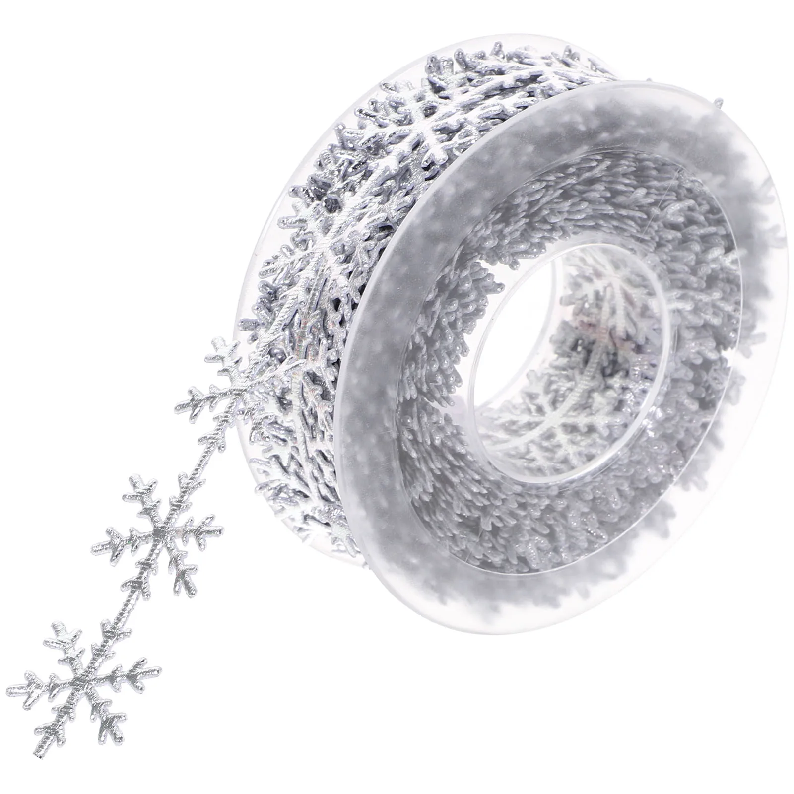 Christmas Decoration Ribbon 10M Snowflake Craft Festive Metal Ornament DIY Holiday Wired For Tree Dress Accessories
Christmas Decoration Ribbon 10M Snowflake Craft Festive Metal Ornament DIY Holiday Wired For Tree Dress Accessories
