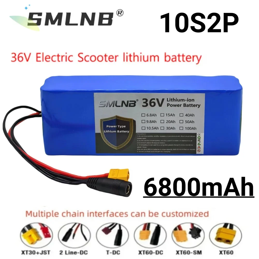 10S2P 36V 6800mAh 36v Electric Scooter Battery Lithium Electric Scooter 500W Electric Scooter Battery 36v 10s2p Battery
10S2P 36V 6800mAh 36v Electric Scooter Battery Lithium Electric Scooter 500W Electric Scooter Battery 36v 10s2p Battery