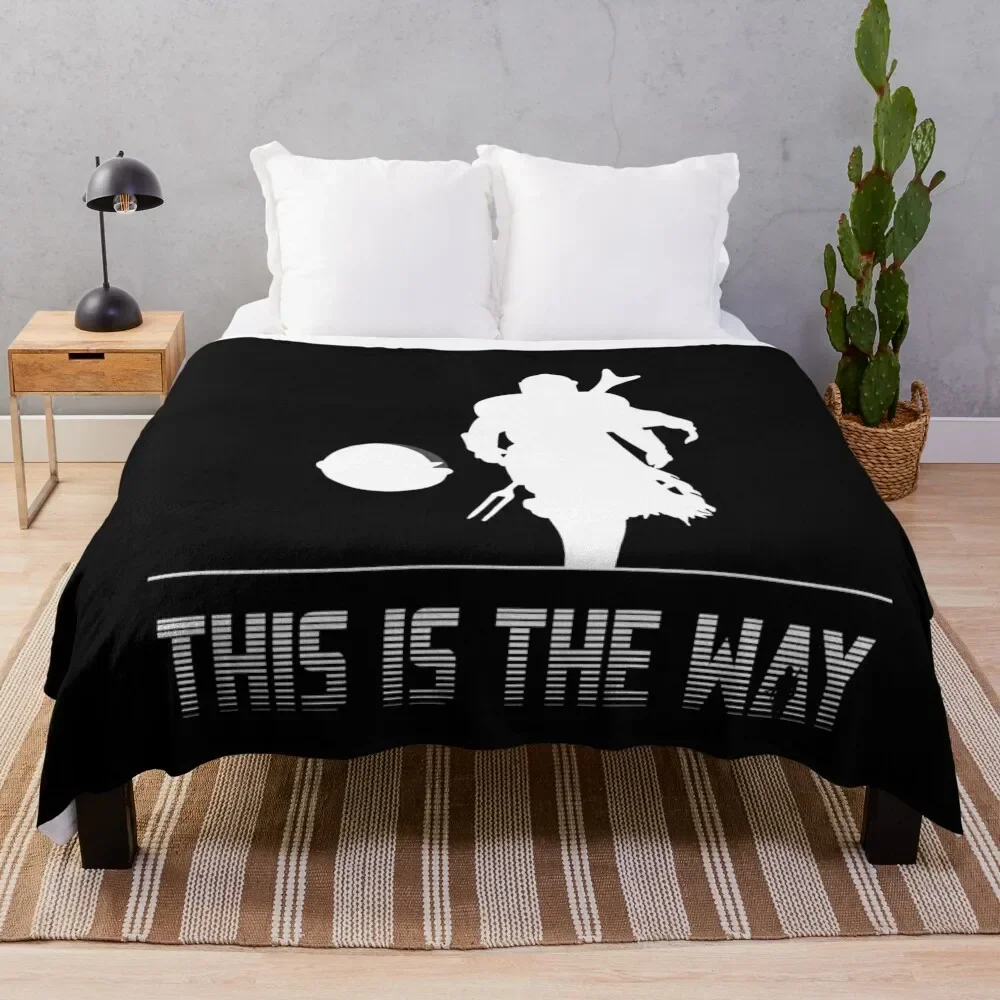 Mando silhouette this is the way Throw Blanket funny gift warm for winter Blankets
Mando silhouette this is the way Throw Blanket funny gift warm for winter Blankets
