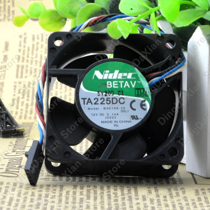 X 1PCS For Nidec TA225DC B35198-35 | 12V 0.14A | 6CM | Quiet Industrial Chassis Cooling Fan
X 1PCS For Nidec TA225DC B35198-35 | 12V 0.14A | 6CM | Quiet Industrial Chassis Cooling Fan
