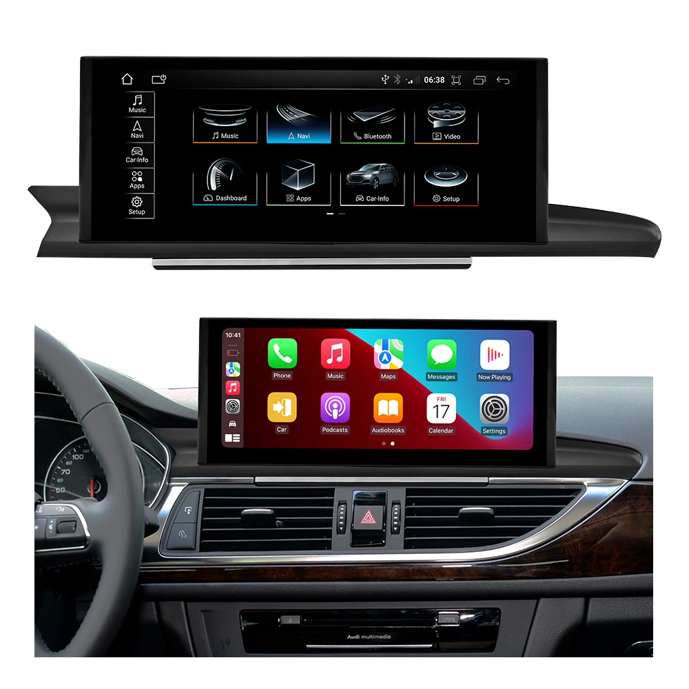 12.3" 1920x720 Touch Screen Built-in CarPlay & Android Auto For Player GPS A6/A7/A8 2012-2018 USB 1 Year Warranty
12.3" 1920x720 Touch Screen Built-in CarPlay & Android Auto For Player GPS A6/A7/A8 2012-2018 USB 1 Year Warranty