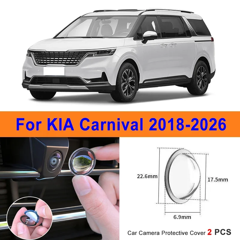 360 Reverse Image Car Camera Cover Anti-Scratch PC Lens Protector Stickers For KIA Carnival 2018-2026 2Pcs
360 Reverse Image Car Camera Cover Anti-Scratch PC Lens Protector Stickers For KIA Carnival 2018-2026 2Pcs