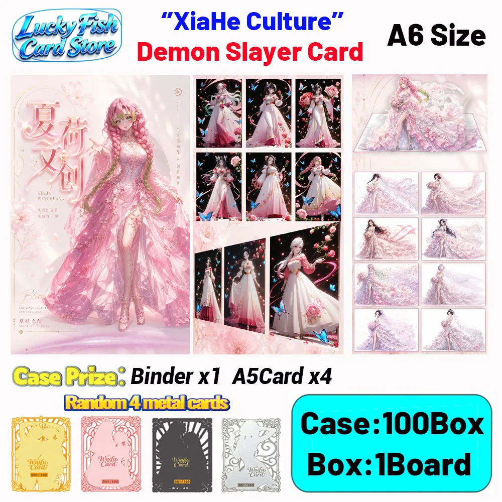Wholesale 2026 New XiaHe Creative Studio Demon Slayer Cards A6 Size Boards Anime Collectibles Character Fan Gifts
Wholesale 2026 New XiaHe Creative Studio Demon Slayer Cards A6 Size Boards Anime Collectibles Character Fan Gifts