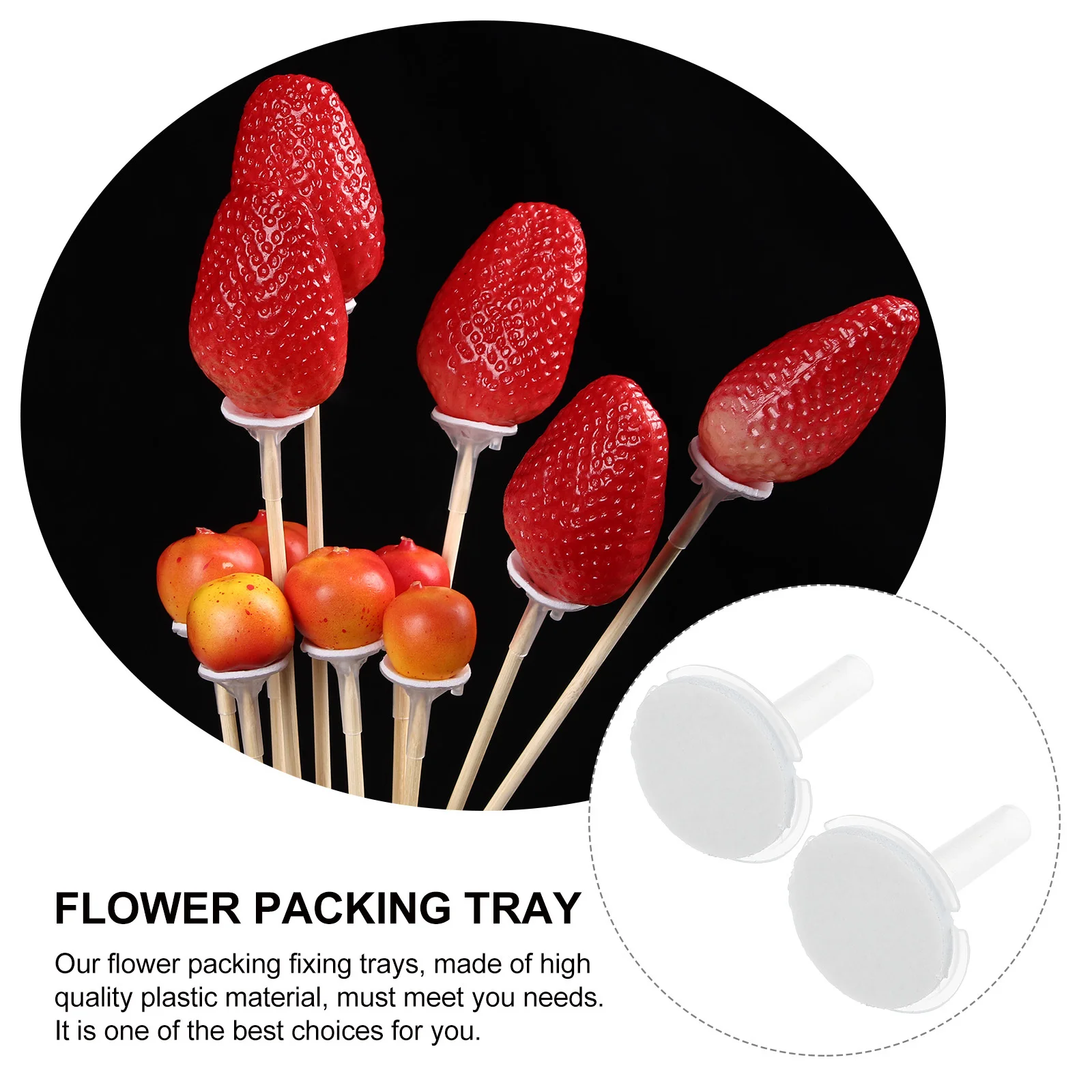 100Pcs Plastic Flower Packing Fixing Trays Safe Long Use Floral Fruit Tray Flower Packing Tray Fixing Holder
100Pcs Plastic Flower Packing Fixing Trays Safe Long Use Floral Fruit Tray Flower Packing Tray Fixing Holder