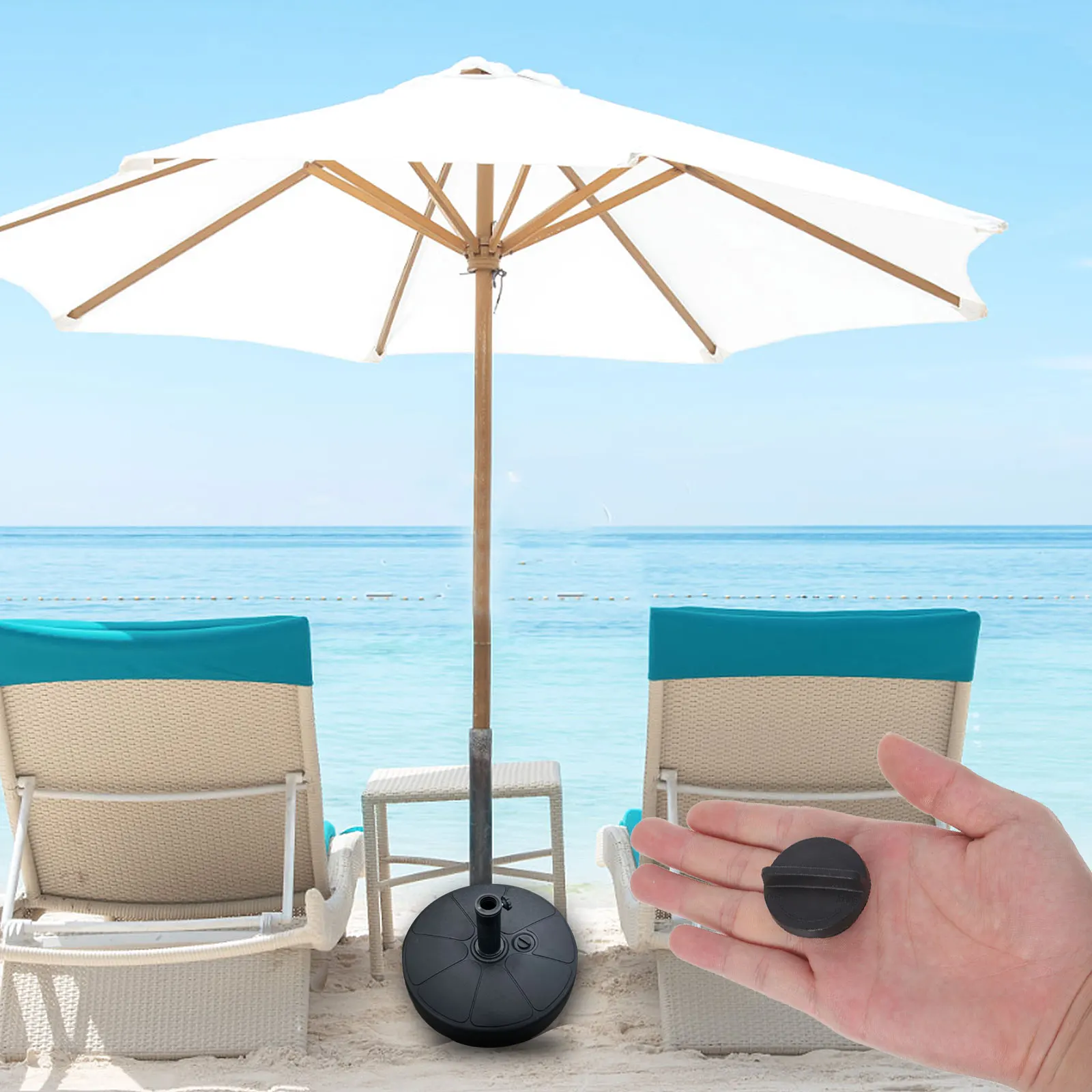 2pcs Patio Table Umbrella Hole Ring Plug Drainage Cap Pvc Waterproof Durable Base Stopper For Outdoor Parasol Replacement Parts
2pcs Patio Table Umbrella Hole Ring Plug Drainage Cap Pvc Waterproof Durable Base Stopper For Outdoor Parasol Replacement Parts