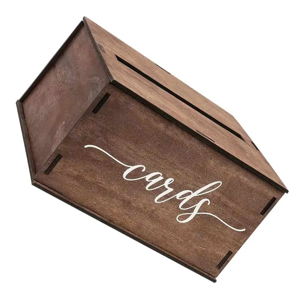 Wooden Card Box Storage Organizer for Wedding Letter Holder Vintage Envelope Money Box Keepsake Event
Wooden Card Box Storage Organizer for Wedding Letter Holder Vintage Envelope Money Box Keepsake Event