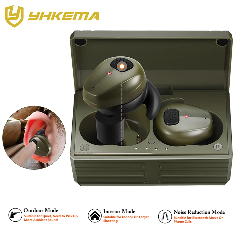 YHKEMA EB10 Bluetooth-тактические наушники для тренировок по стрельбе, электронная защита слуха для охоты на открытом воздухе
YHKEMA EB10 Bluetooth-тактические наушники для тренировок по стрельбе, электронная защита слуха для охоты на открытом воздухе