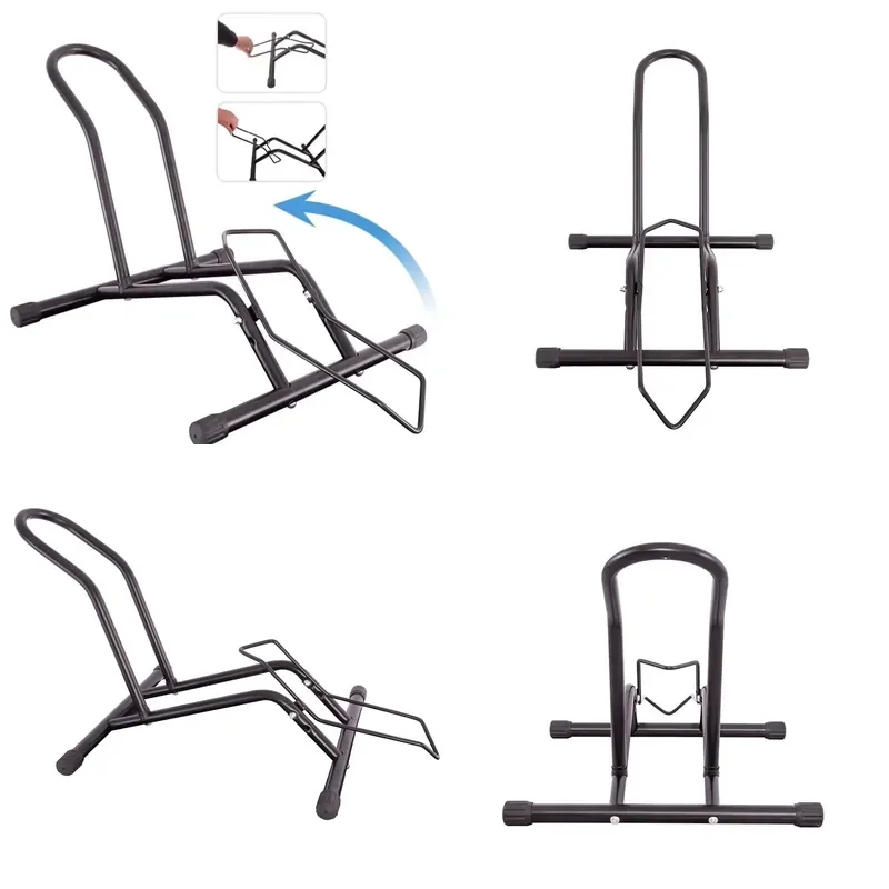 Bicycle Floor Type Parking Rack Stand for Mountain and Road Bikes Indoor and Outdoor Use
Bicycle Floor Type Parking Rack Stand for Mountain and Road Bikes Indoor and Outdoor Use