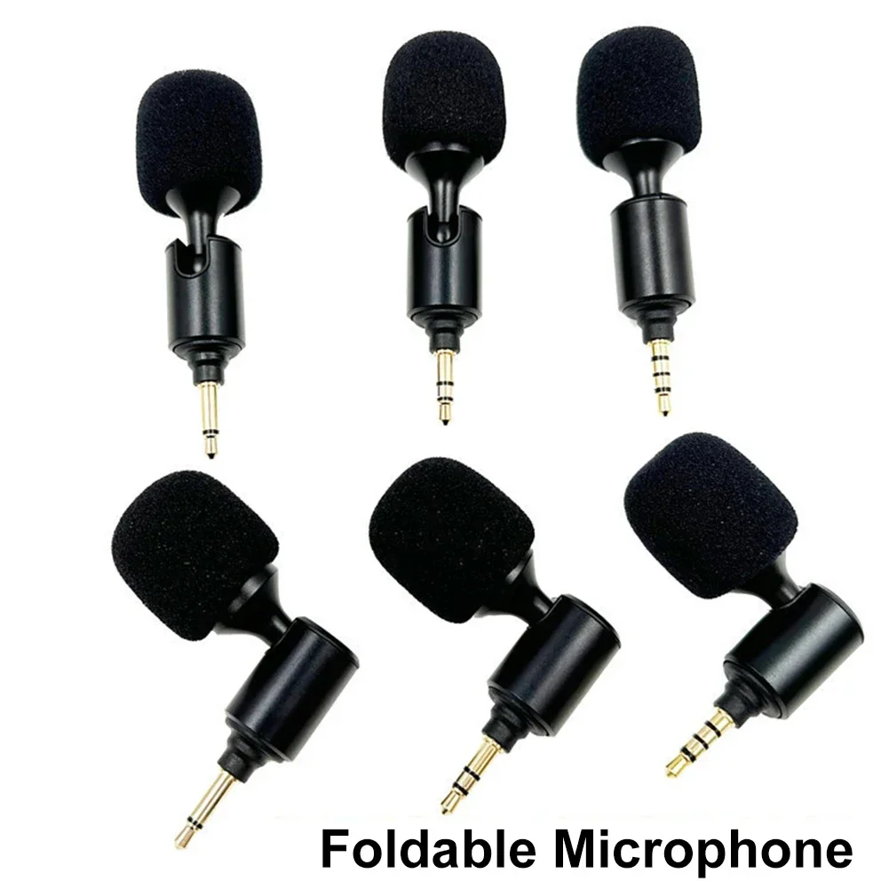 Clear Sound Home Recording 3.5mm Microphone Flexible Microphone Foldable Design High-Quality Sound Single-Directionality
Clear Sound Home Recording 3.5mm Microphone Flexible Microphone Foldable Design High-Quality Sound Single-Directionality