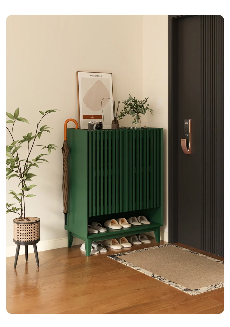Solid wood shoe cabinet, large capacity living room, multi-layer storage and storage integrated shoe rack against the wall at th
Solid wood shoe cabinet, large capacity living room, multi-layer storage and storage integrated shoe rack against the wall at th
