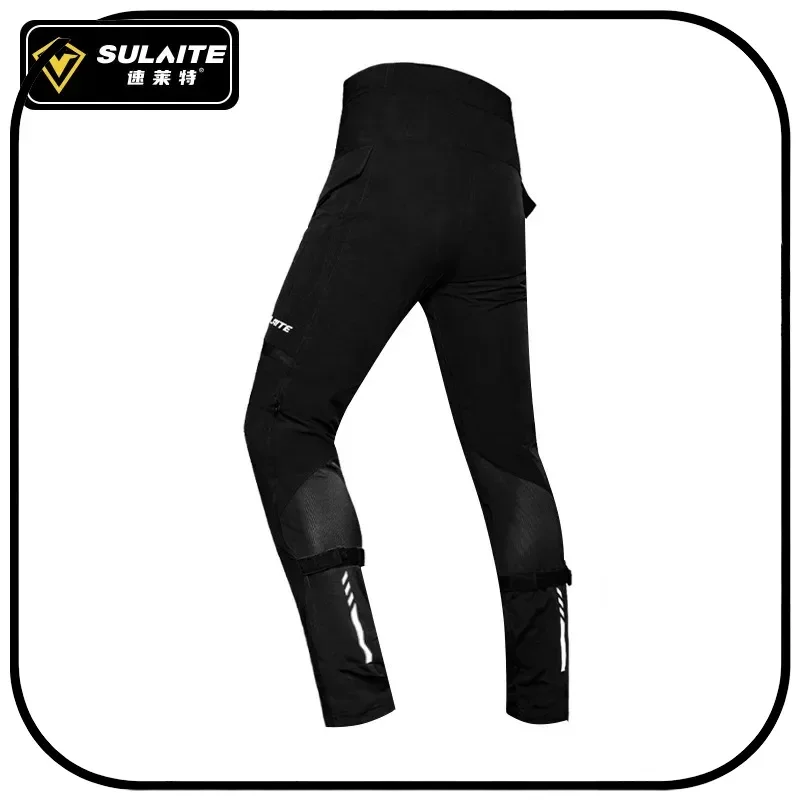 SULAITE Motorcycle Riding Pants Summer Protective Anti Fall Tactical Cargo For Motorbike Riders Off Road Racing Gear