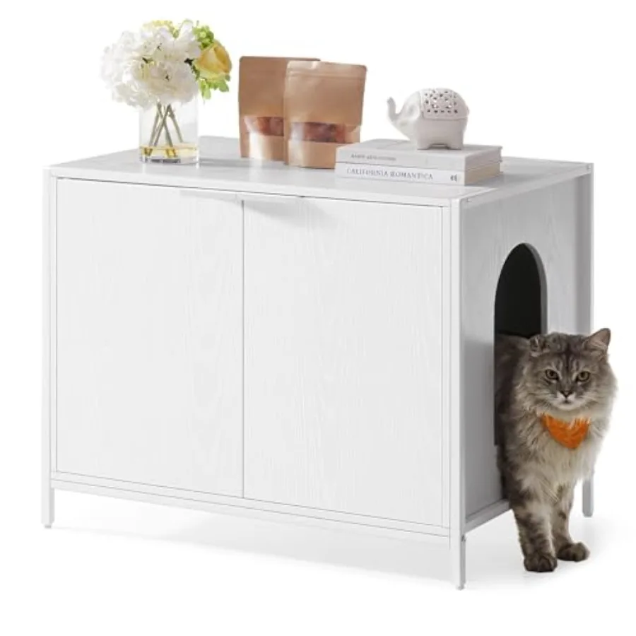 Litter Box Enclosure Modern Cat Litter Box Furniture Hidden with Handles Magnetic Locks Cat House Side End Table 28.5 x 19.5 x
Litter Box Enclosure Modern Cat Litter Box Furniture Hidden with Handles Magnetic Locks Cat House Side End Table 28.5 x 19.5 x