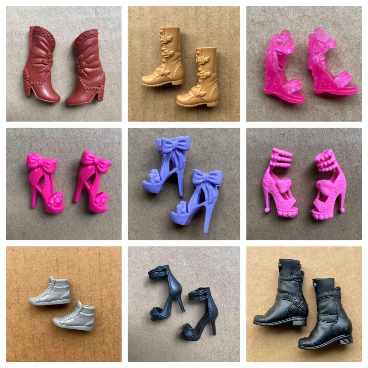 Female Doll Sandals High Heels Shoes Original Parts For 1/6 Dolls Dressing Decors Red Blue Gray Brown Black White Doll Shoes
Female Doll Sandals High Heels Shoes Original Parts For 1/6 Dolls Dressing Decors Red Blue Gray Brown Black White Doll Shoes