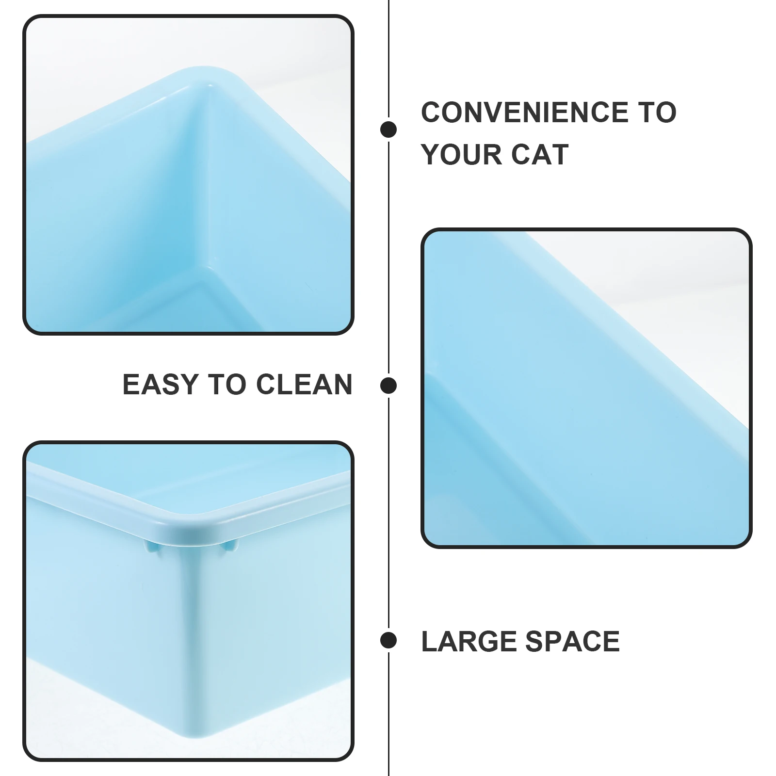 Cat Litter Box Kit With Scoop Portable Open Type Litter Tray Pet Toilet Small Animals
Cat Litter Box Kit With Scoop Portable Open Type Litter Tray Pet Toilet Small Animals